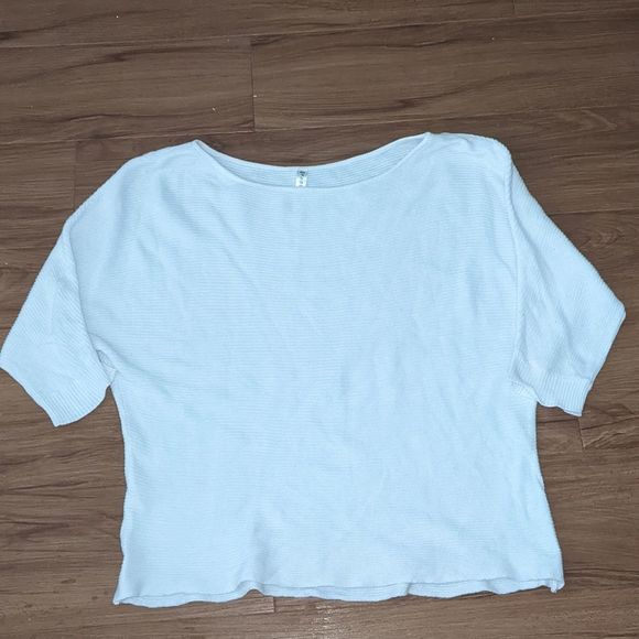 🌴3/$20 Fabletics Top Ribbed Tee XSmall - Picture 2 of 6